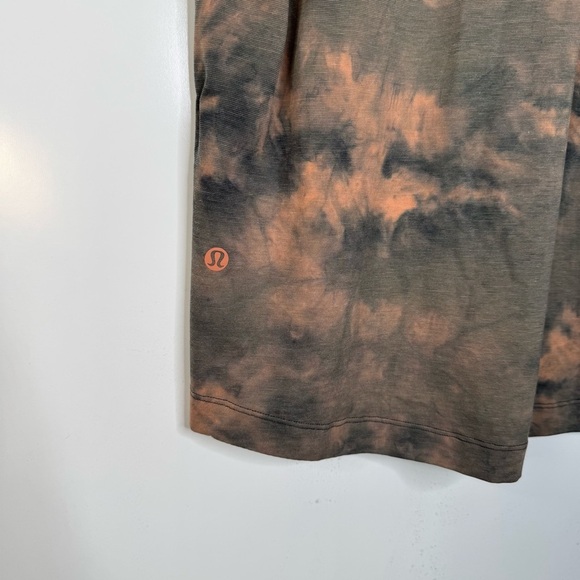 Lululemon Evolution Short Sleeve Polo Diamond Dye Sedona Sunset Graphite Grey - Picture 7 of 7